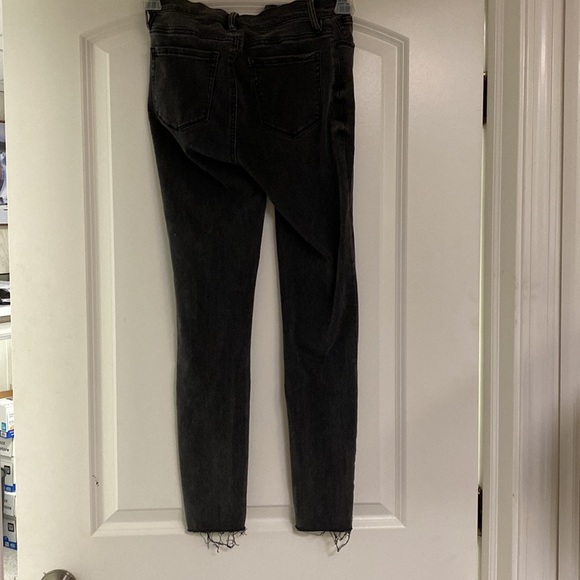 Pacsun, Size:24, Washed Out Black, Skinny Cropped Jeans - Picture 2 of 4